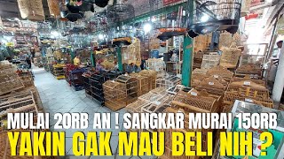 20RB UDAH DAPAT SANGKAR ? SANGKAR MURAI 150RB ? CUMA DI PASAR BURUNG PRAMUKA KIOS FORTUNA