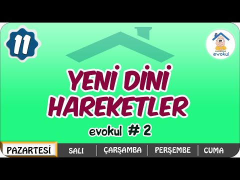 Yeni Dini Hareketler | 11.Sınıf #uzaktanegitim #evokul 2