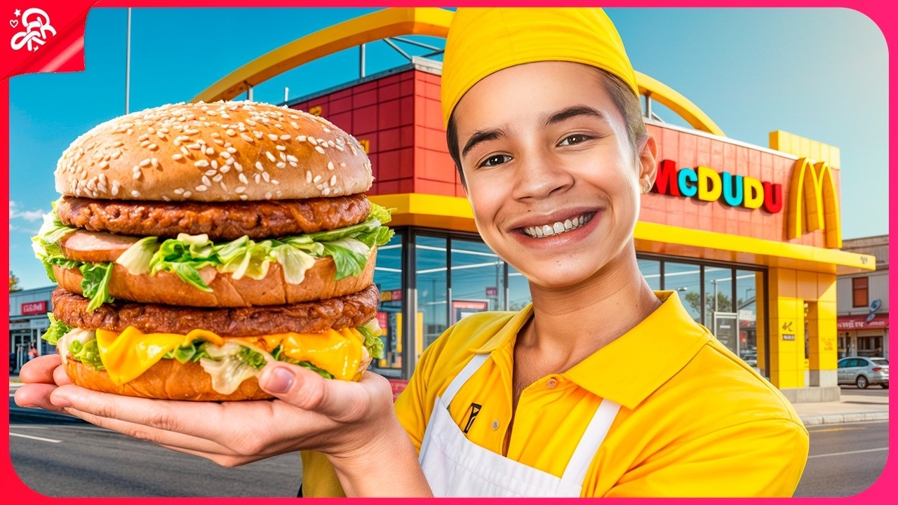 VENHA COMER NA MINHA HAMBURGUERIA ANTES QUE ELA...