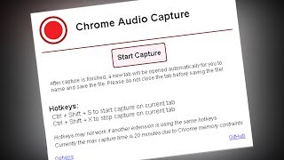 RECORD AUDIO FROM BROWSER (no software)