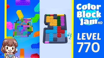 Color Block Jam Level 770 Solution Walkthrough