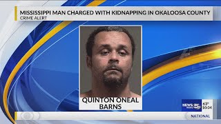 VIDEO: Mississippi man charged with kidnapping in Okaloosa County