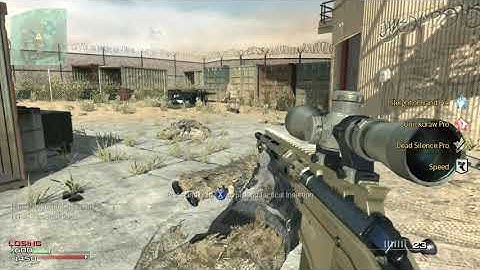 Having fun quickscoping in MW3 Private Match