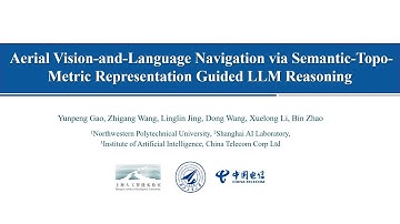 Aerial Vision-and-Language Navigation via Semantic-Topo-Metric Representation Guided LLM Reasoning