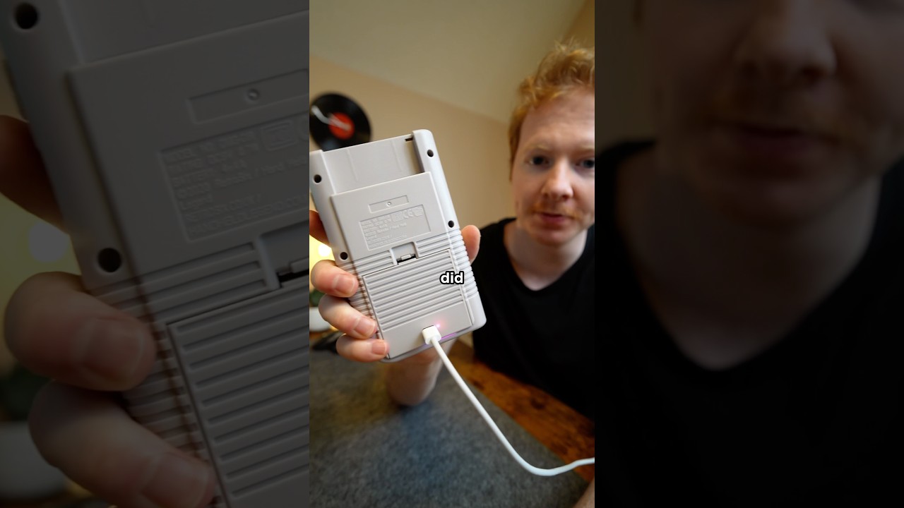 Я сделал этот геймбой перезаряжаемым