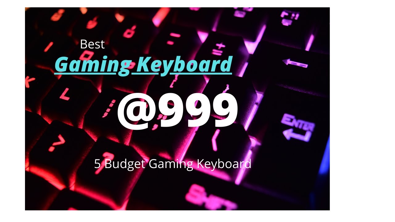 Top 5 best gaming Keyboard under 1000 rs | Best budget RGB gaming keyboard 🔥🔥🔥