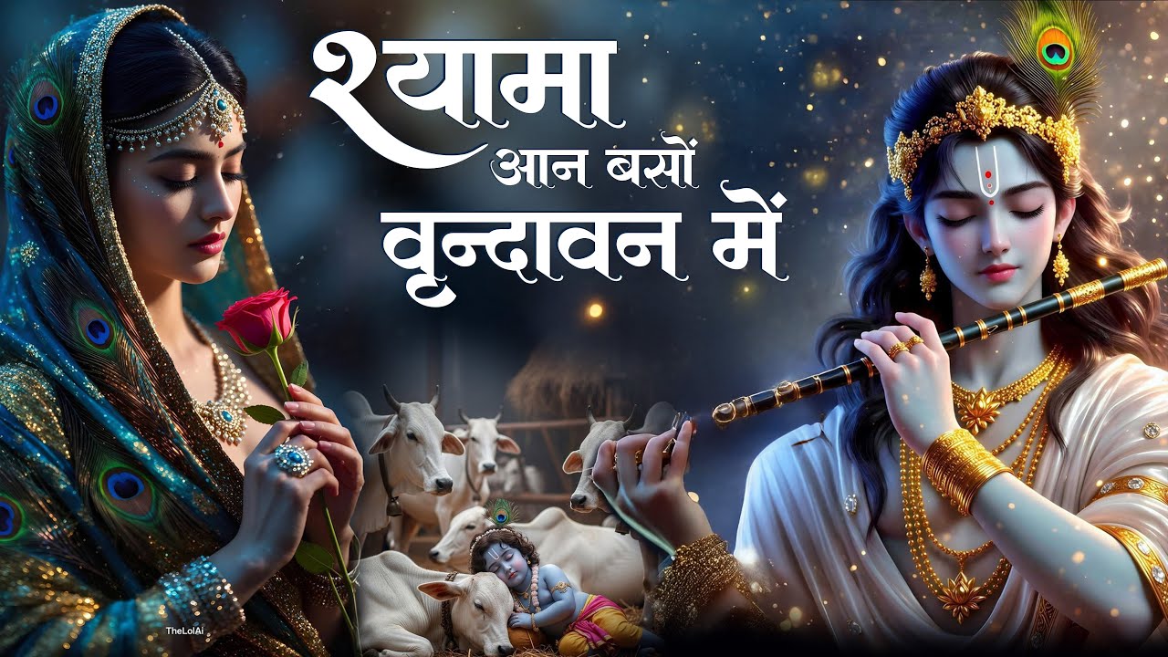 Beautiful Krishna Bhajans | Shyama Aan Baso Vrindavan Me | श्यामा आन बसों वृन्दावन में | Aavya Dubey