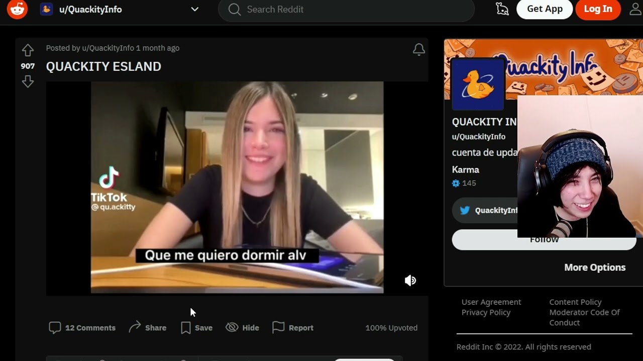 QUACKITY reacciona a todos sus clips enojado para los ESLAND 😂🤣