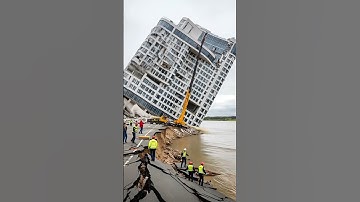Landslide Causes Sudden Building Collapse!