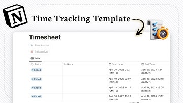 How to add Time tracking template in Notion