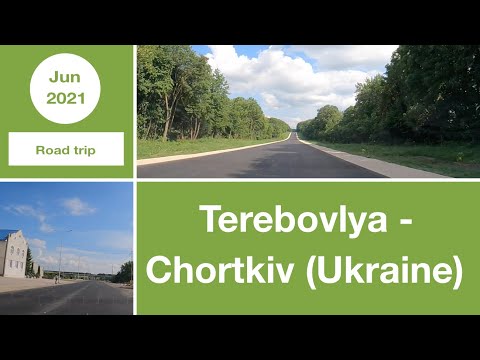 Driving from Terebovlya to Chortkiv | Ternopil region | Ukraine