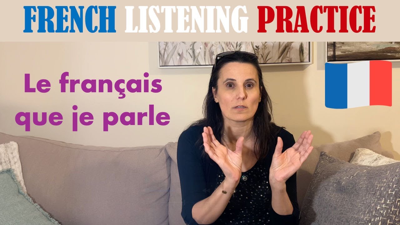 🇫🇷 Français facile. Compréhension orale. Ma façon de parler français.