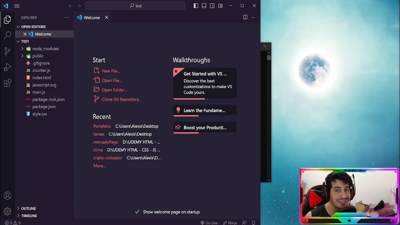 Inicializar proyecto en react desde 0 con vite react js frontend
