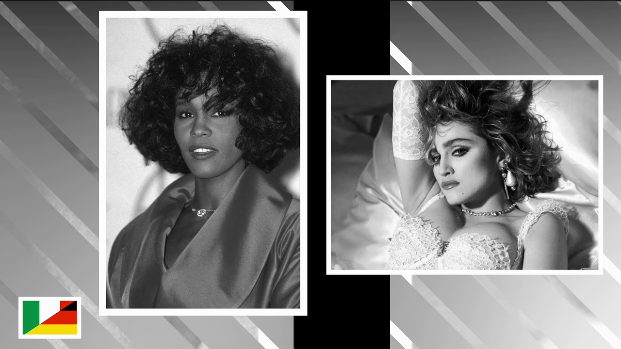 Madonna vs. Whitney Houston Like a vergin I will I know 2021 YouTube