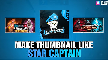 Make Thumbnail Like Star Captain In Android 🔥