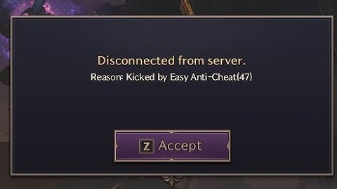 How To Fix Kicked By Easy Anti Cheat(47) Error In Throne and Liberty