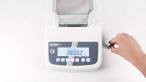 High-quality precision balance with automatic int. adjustment, also with EC type approval | KERN EWJ