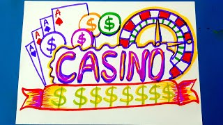 casino| casino royale | casino games | online casino uk | live casino | best casinos|casino drawing screenshot 2