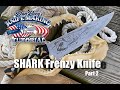 DIY: Crafting a Shark Frenzy Theme Chef Knife tutorial  | Part 2 | Berg Knife Making