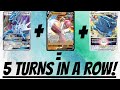 Taking 5 Turns in a Row in the Pokémon TCG!