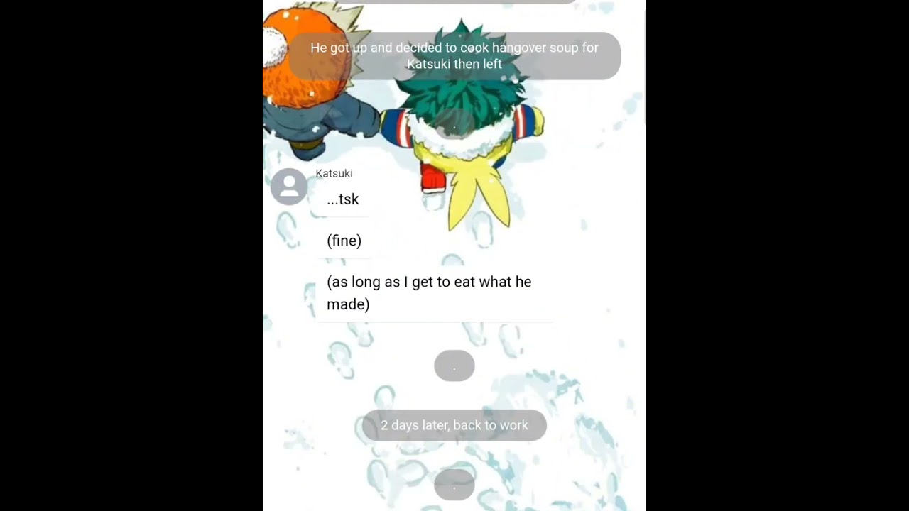 Forgotten ||BakuDeku|| BNHA/MHA Texting Stories 