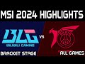 Blg vs psg highlights all games msi 2024 play bilibili gaming vs psg talon by onivia