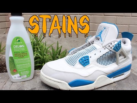 Remove STAINS on Leather Jordans 