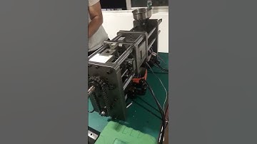 mini injection molding machine working video