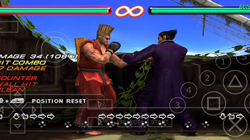 PAUL PHOENIX DEATH COMBOS TEKKEN 6 PPSSPP