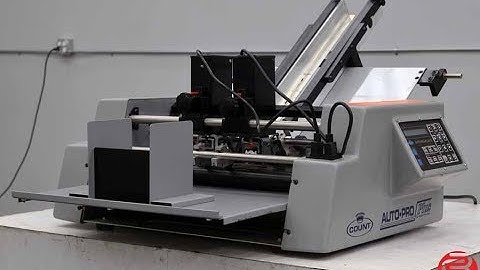 Count Auto-Pro Plus II Numbering Machine with Two Numbering Heads