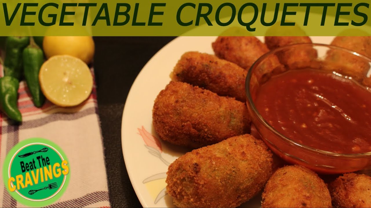 Chicken Vegetable Croquettes Chinese Croquettes Recipe by Beat The