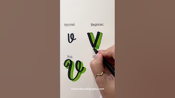 Lettering in 4 different styles #shorts #nhuandaocalligraphy #lettering #calligraphy