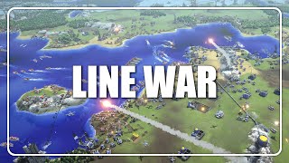 SORPRENDENTE juego de ESTRATEGIA - Line War Gameplay Español