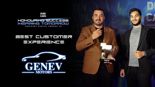 Genev Motors Wins ‘Best Customer Experience’ Award | DubiCars Digital Awards 2026