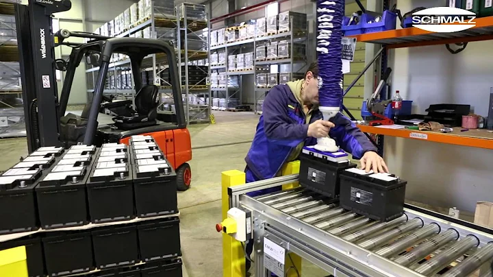 Vacuum tube lifter JumboFlex Battery for Handling ...