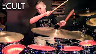 Fire Woman - THE CULT - (Drum Cover) age 11