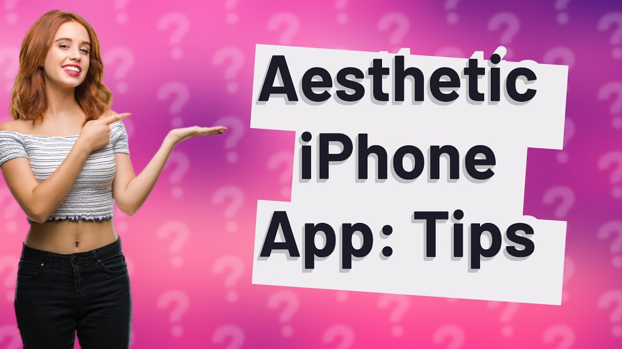 How do I make my iPhone app aesthetic? YouTube