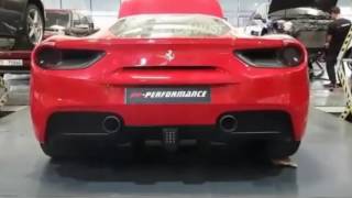 Many thanks to jin performance , rdbla pp white ferrari 488 by & red
exhaust come with valv...