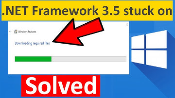 .NET Framework 3.5 stuck on Downloading required files