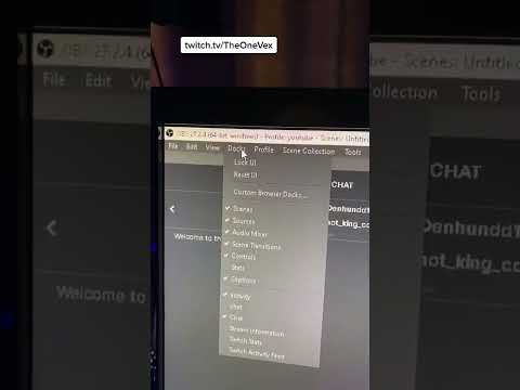 How to add chat to OBS✅ My twitch: TheOneVex #shorts #tiktok #fyp #tips #stream #twitch #obsstudio 