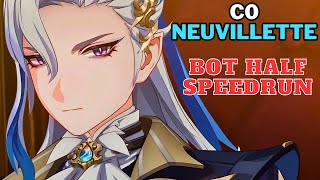[Abyss 4.7/4.8] C0 Neuvillette 4 COST 110s Bot Half continuous run