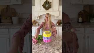 Easter peeps center piece idea! 🌷 #easter #shorts #easterdecor #spring