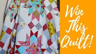A Wallflower Quilt Giveaway + Tips for Continuous Curve Quilting