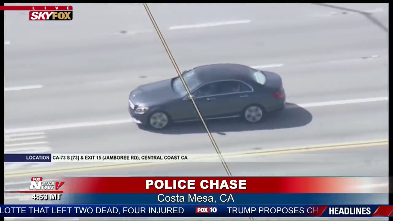 FULL COVERAGE Police Chase Leads to Standoff in Newport Beach, CA - YouTube