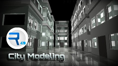 Modeling a Small City In Reconn 4D // Process //