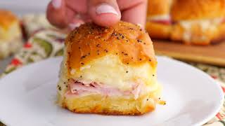 Ham and Cheese Hawaiian Roll Sliders