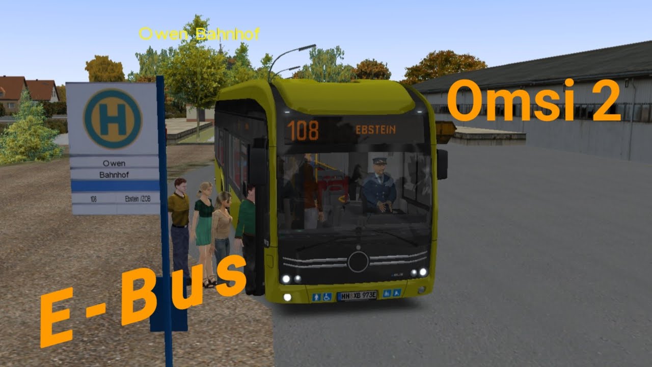 🚏Linie 108 - Ebstein🚏OMSI 2 🚍 Moza R3🚍 Elektro Bus/E-Bus. 