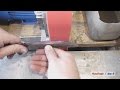 Нюансы ножеделания: изготовление спусков. How to grind a blade. M390 Steel