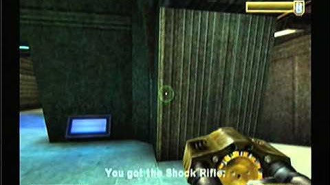 Unreal Tournament singleplayer deathmatch gameplay (Dreamcast) (part 1)