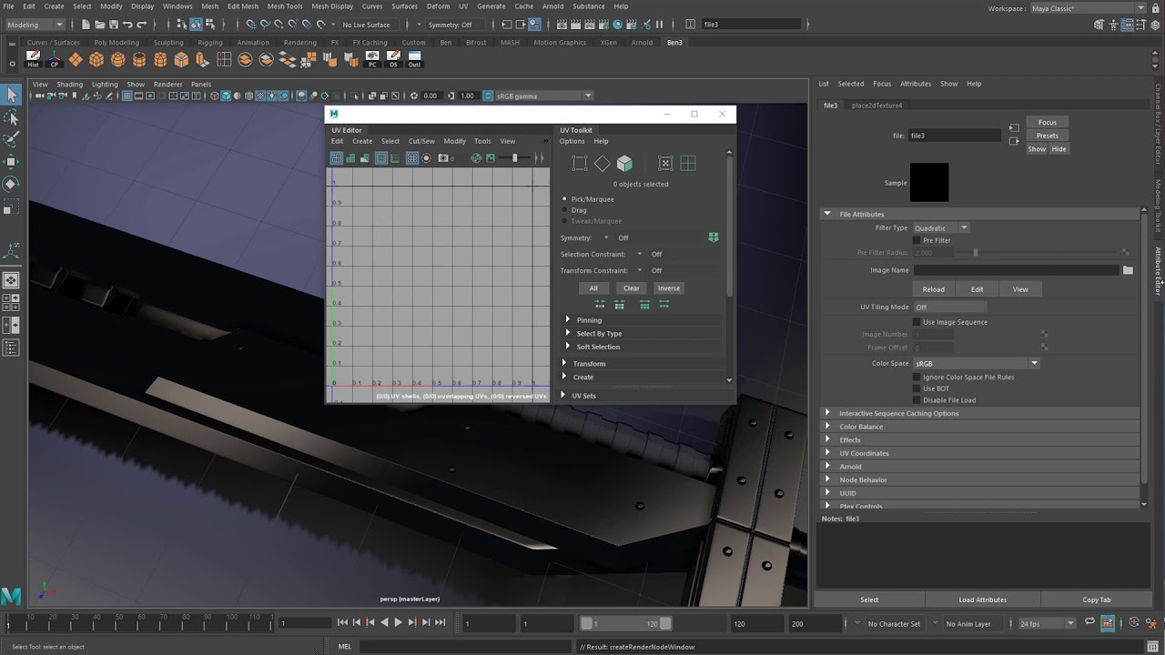 UV Map in Maya in 30 seconds - YouTube